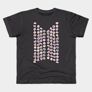 BTS bangtan logo fruit cute kawaii army | Morcaworks Kids T-Shirt